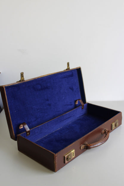 Vintage Brown Leather Case - Kernow Furniture