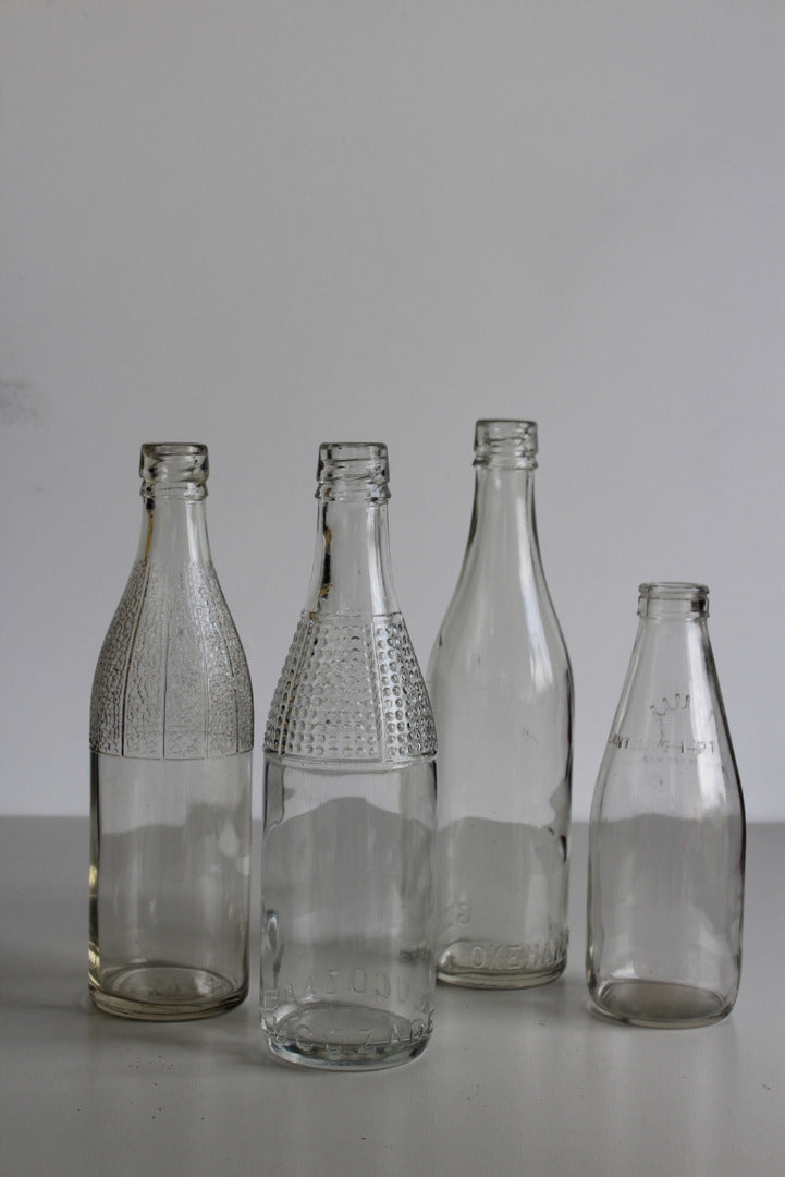 Collection Vintage Glass Bottles - Kernow Furniture