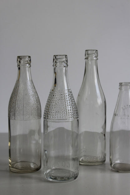 Collection Vintage Glass Bottles - Kernow Furniture