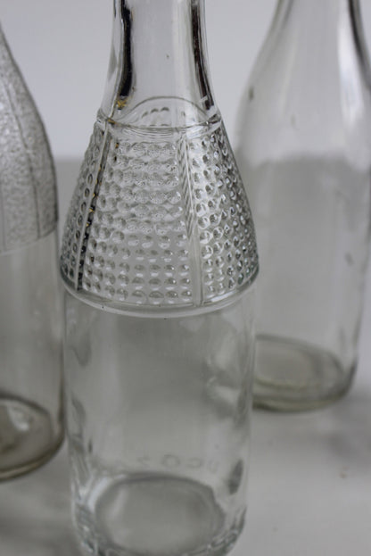 Collection Vintage Glass Bottles - Kernow Furniture