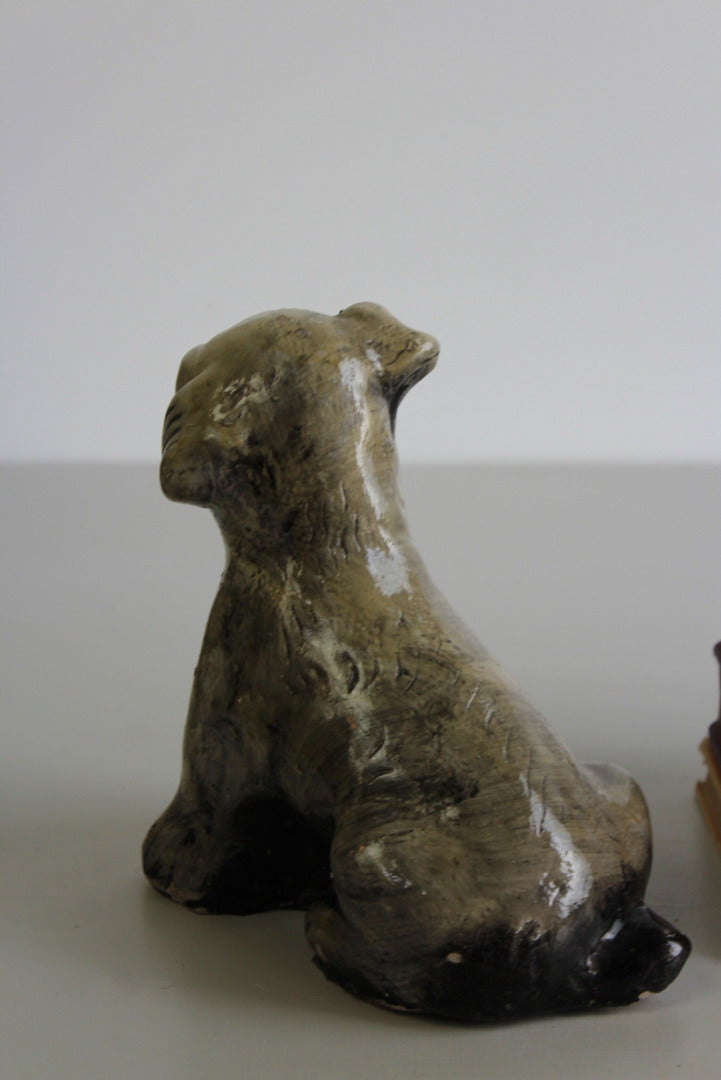 Vintage Chalk Ware Dog Ornament - Kernow Furniture