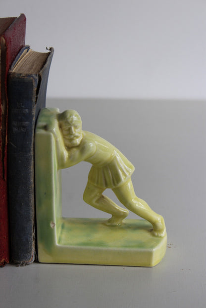 Two Vintage Odd Bookends - Kernow Furniture