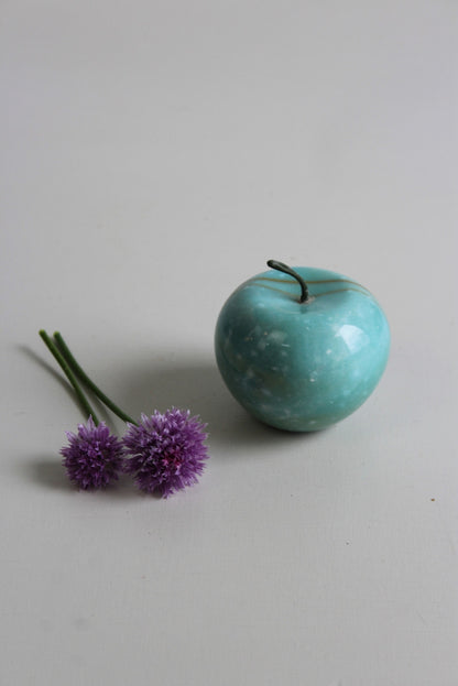 Vintage Marble Apple Paperweight - Kernow Furniture