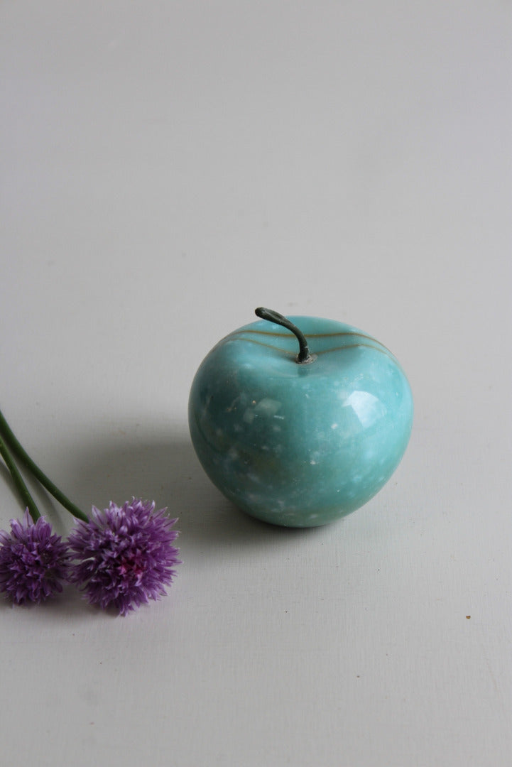 Vintage Marble Apple Paperweight - Kernow Furniture