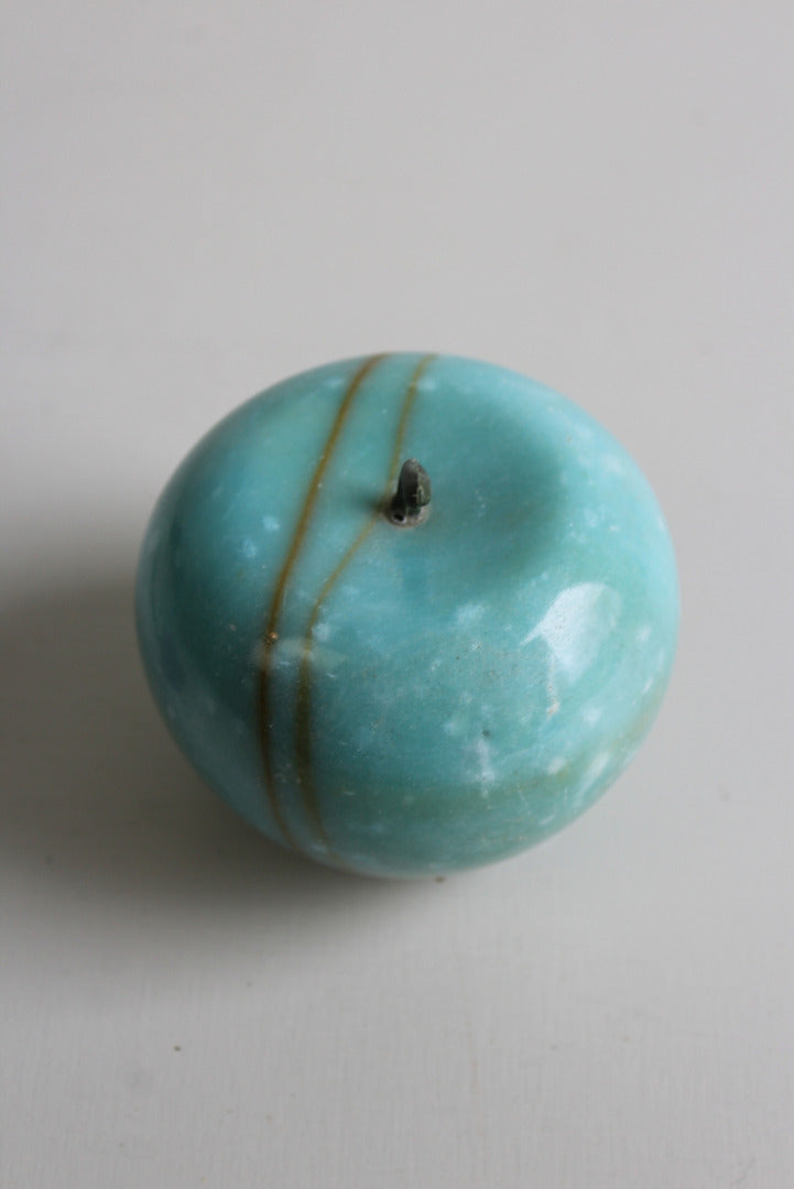 Vintage Marble Apple Paperweight - Kernow Furniture