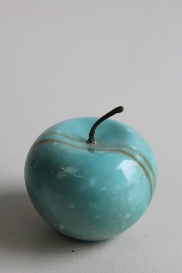 Vintage Marble Apple Paperweight - Kernow Furniture