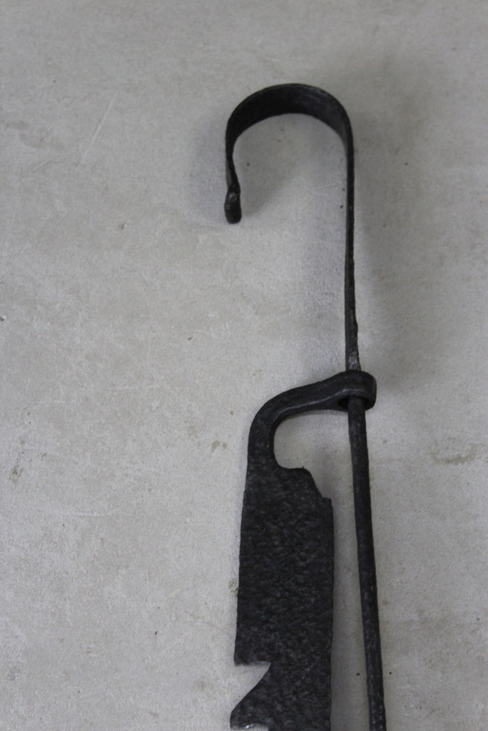 Antique Cast Iron Pot Hanger Open Fire Trammel Kernow Furniture