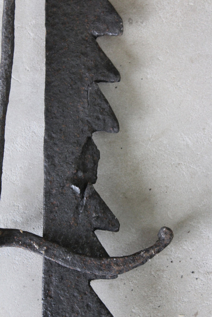 Antique Cast Iron Pot Hanger Open Fire Trammel Kernow Furniture