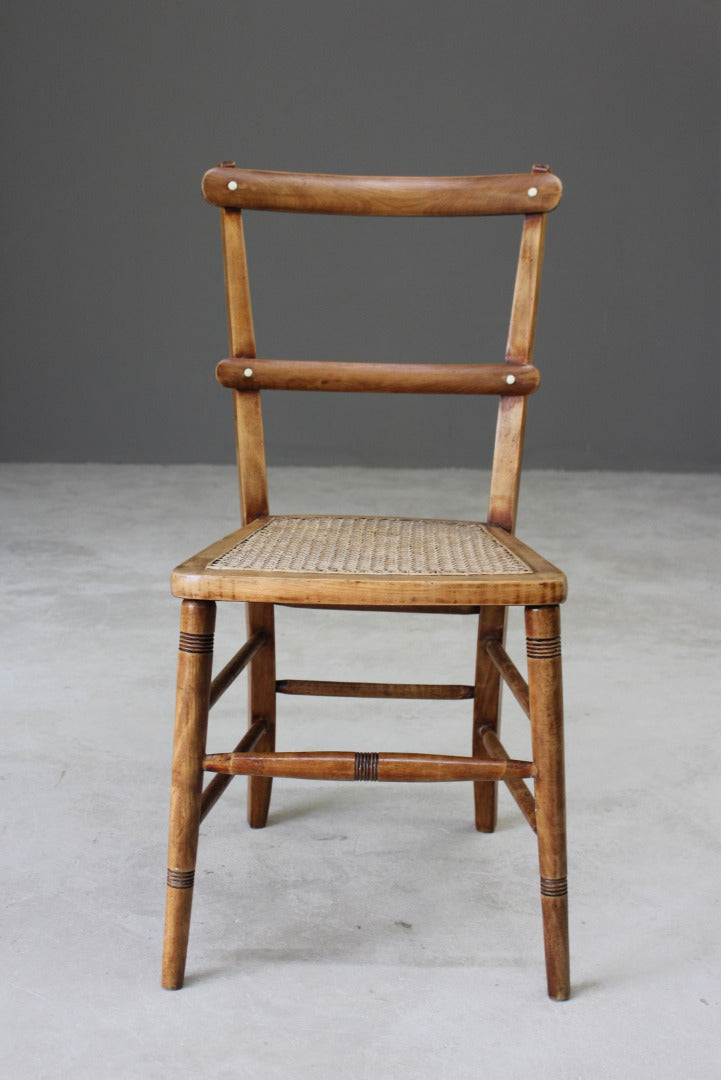 Vintage Occasional Cane Bedroom Chair - Kernow Furniture