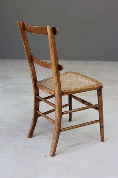 Vintage Occasional Cane Bedroom Chair - Kernow Furniture