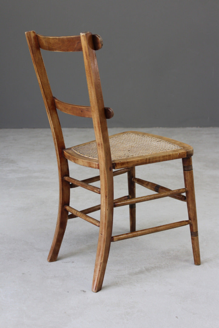 Vintage Occasional Cane Bedroom Chair - Kernow Furniture