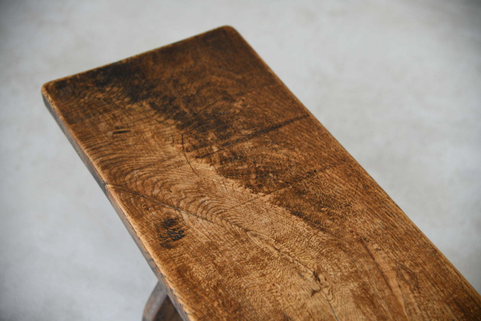 Rustic Elm Kitchen Bench - Kernow Furniture