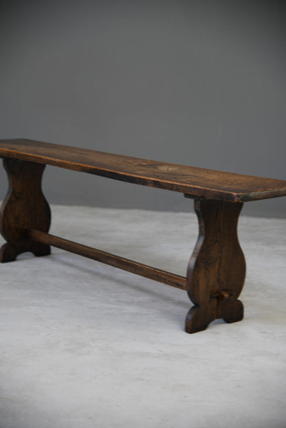 Rustic Elm Kitchen Bench - Kernow Furniture