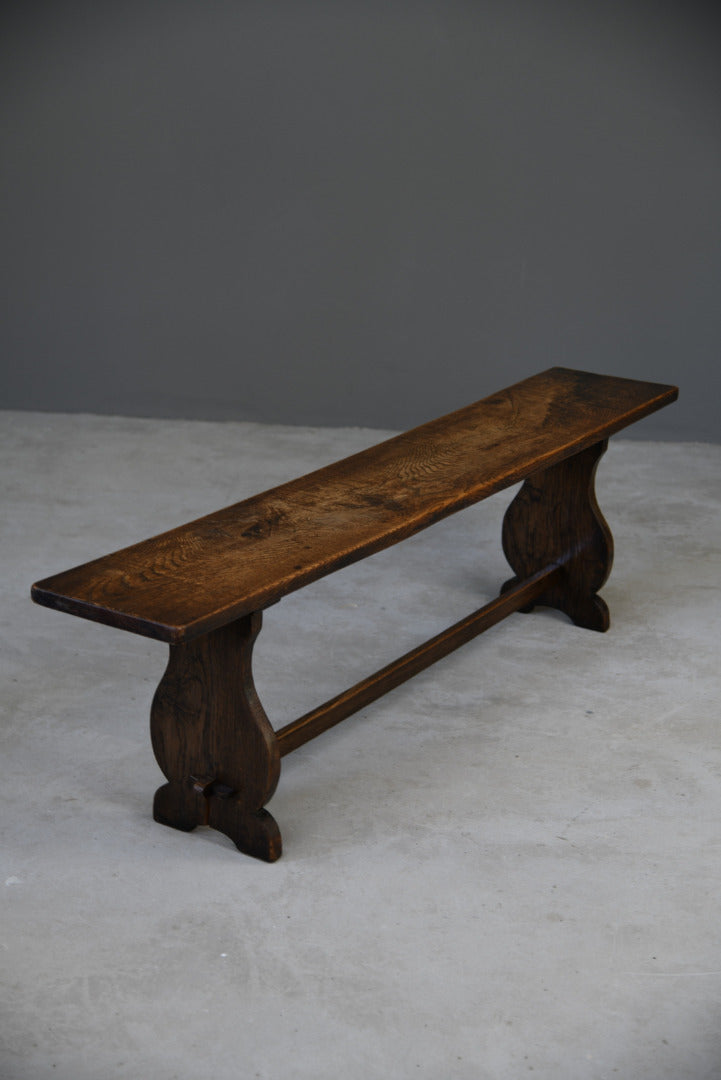 Rustic Elm Kitchen Bench - Kernow Furniture