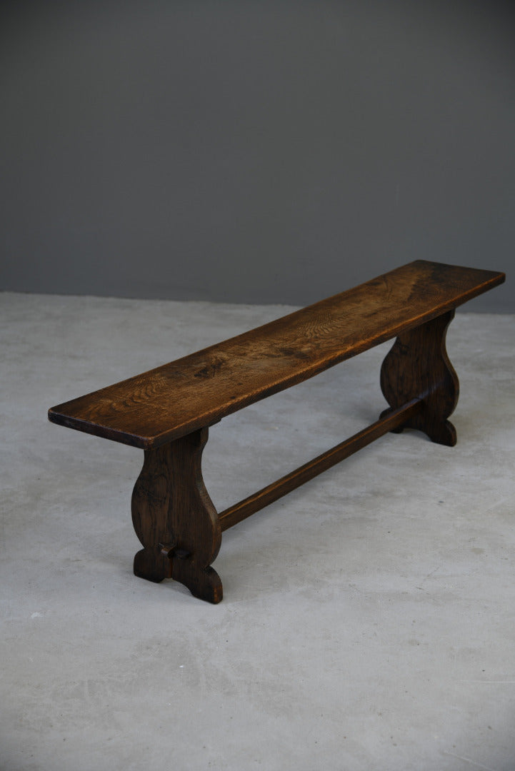 Rustic Elm Kitchen Bench - Kernow Furniture