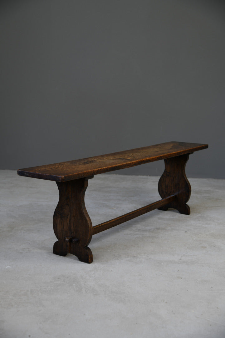 Rustic Elm Kitchen Bench - Kernow Furniture