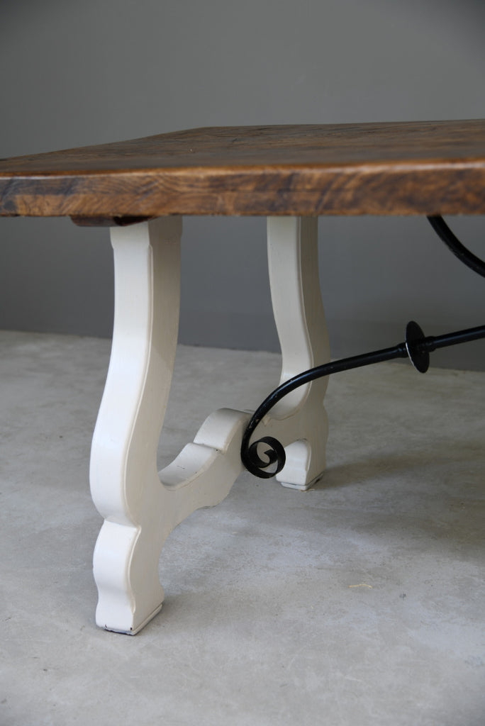 Rustic Spanish Farmhouse Kitchen Table - Kernow Furniture