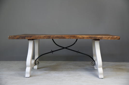 Rustic Spanish Farmhouse Kitchen Table - Kernow Furniture