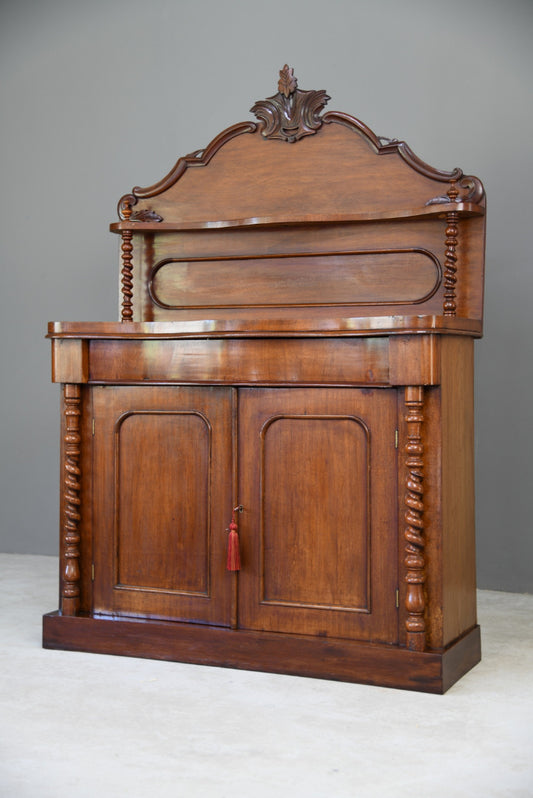 Antique Victorian Mahogany Chiffonier - Kernow Furniture