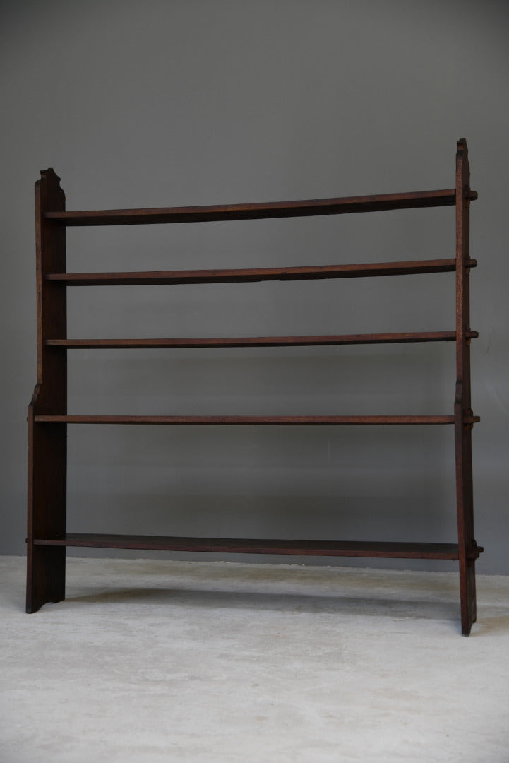 Pegged Mahogany Bookcase - Kernow Furniture