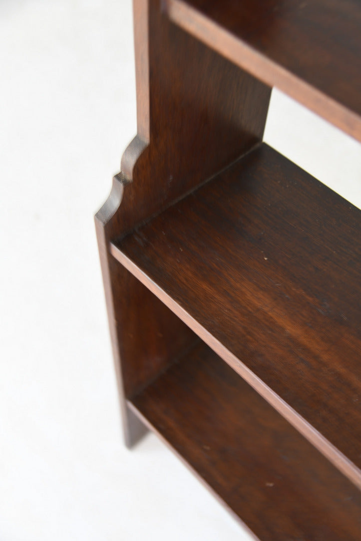 Pegged Mahogany Bookcase - Kernow Furniture