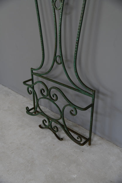 French Scrolled Iron Hall Stand - Kernow Furniture