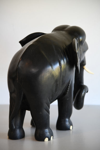 Large Ebonised Elephant - Kernow Furniture