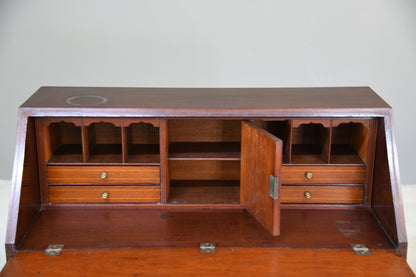 Georgian Style Mahogany Bureau - Kernow Furniture