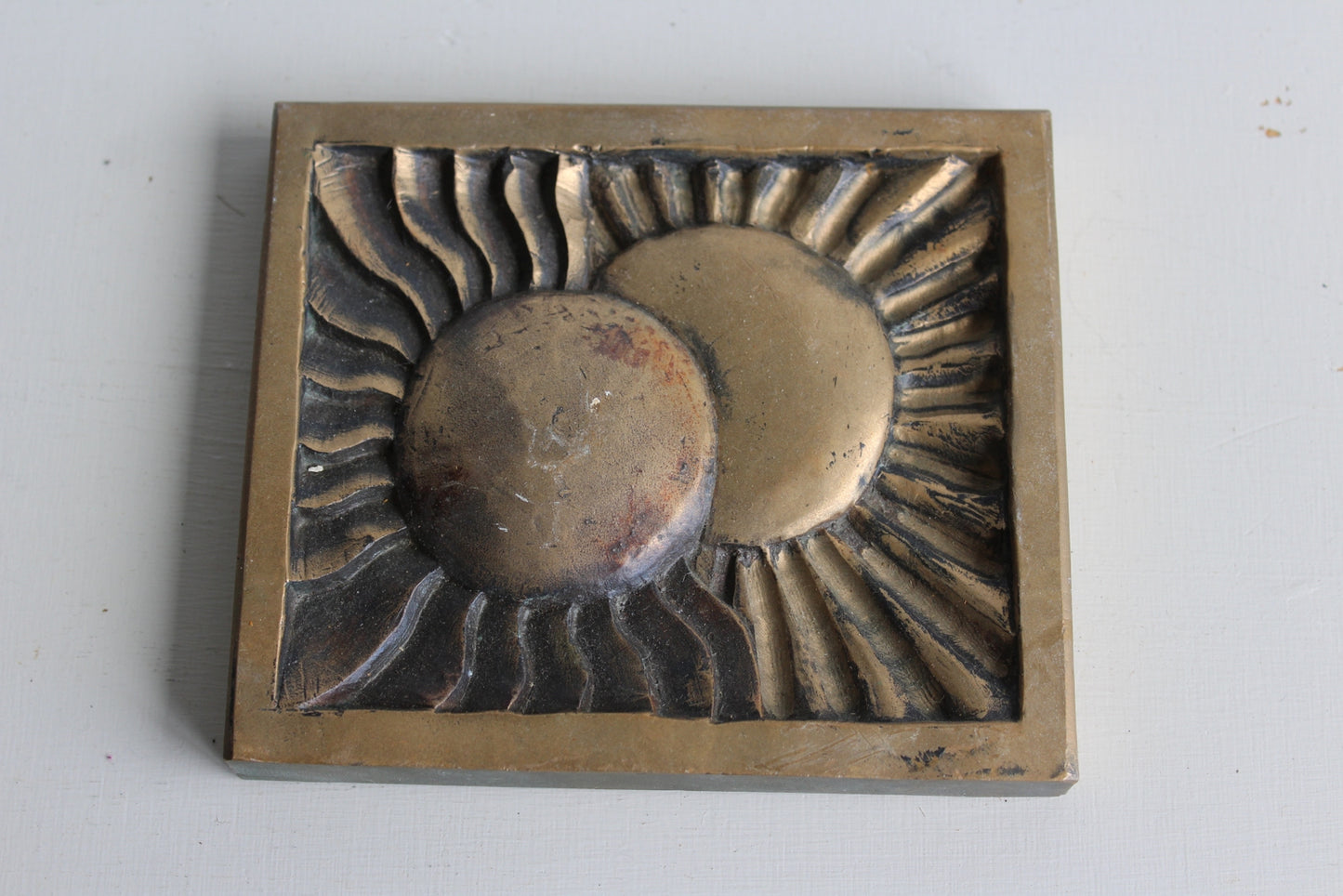 Contemporary Bronze Sun Plaque - Kernow Furniture