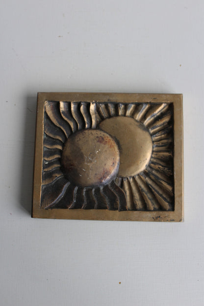 Contemporary Bronze Sun Plaque - Kernow Furniture