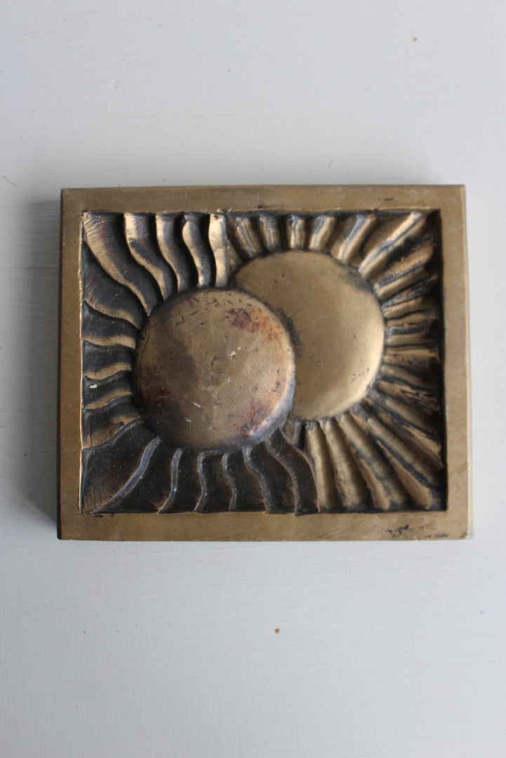 Contemporary Bronze Sun Plaque - Kernow Furniture