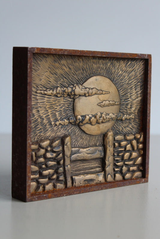 Small Bronze Landscape - Cornish Hedge - Kernow Furniture