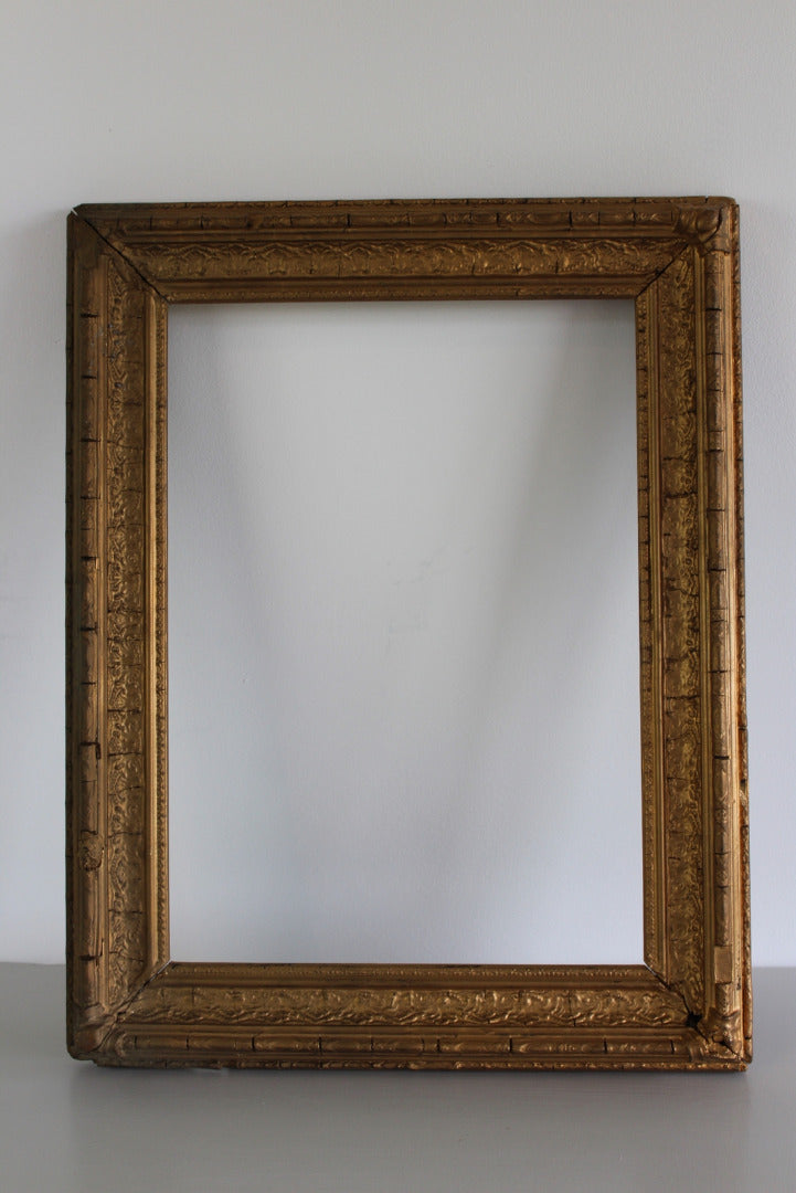 Antique Ornate Gilt Gesso Frame - Kernow Furniture