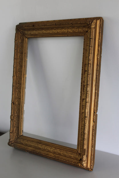 Antique Ornate Gilt Gesso Frame - Kernow Furniture