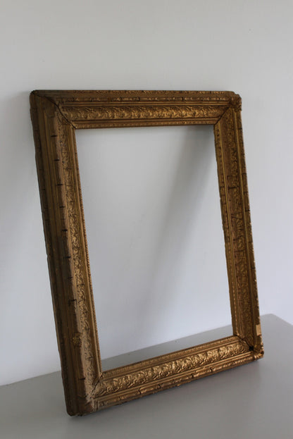 Antique Ornate Gilt Gesso Frame - Kernow Furniture