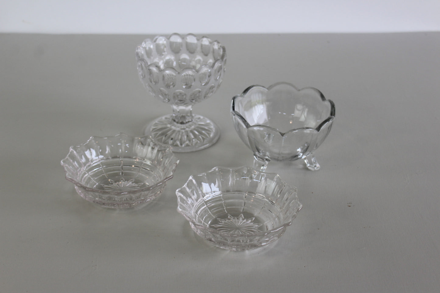 Collection Vintage Glass Bowls - Kernow Furniture