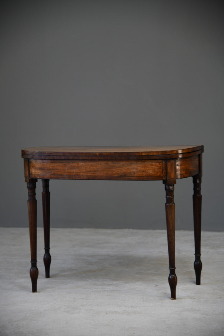 Antique Mahogany Games Table - Kernow Furniture