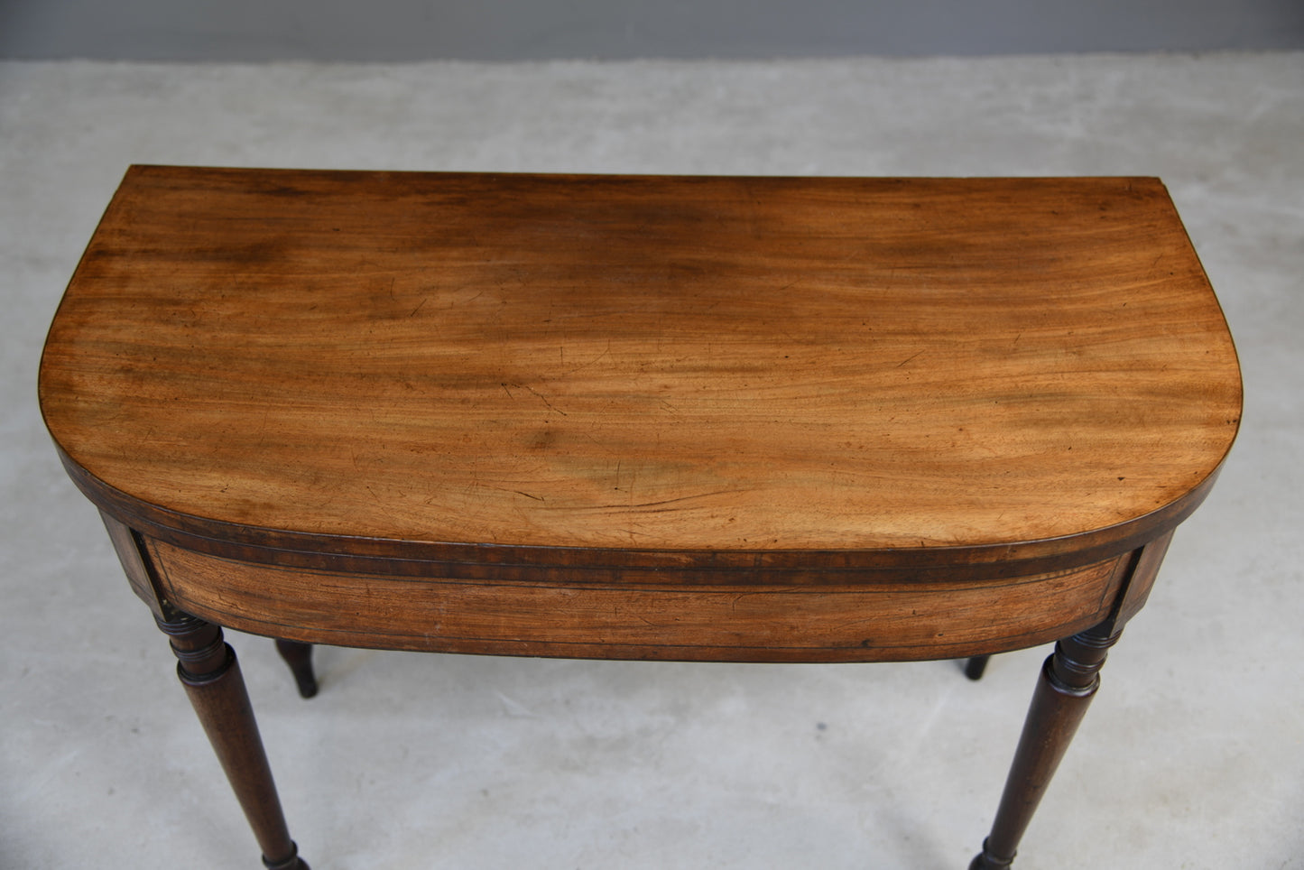 Antique Mahogany Games Table - Kernow Furniture