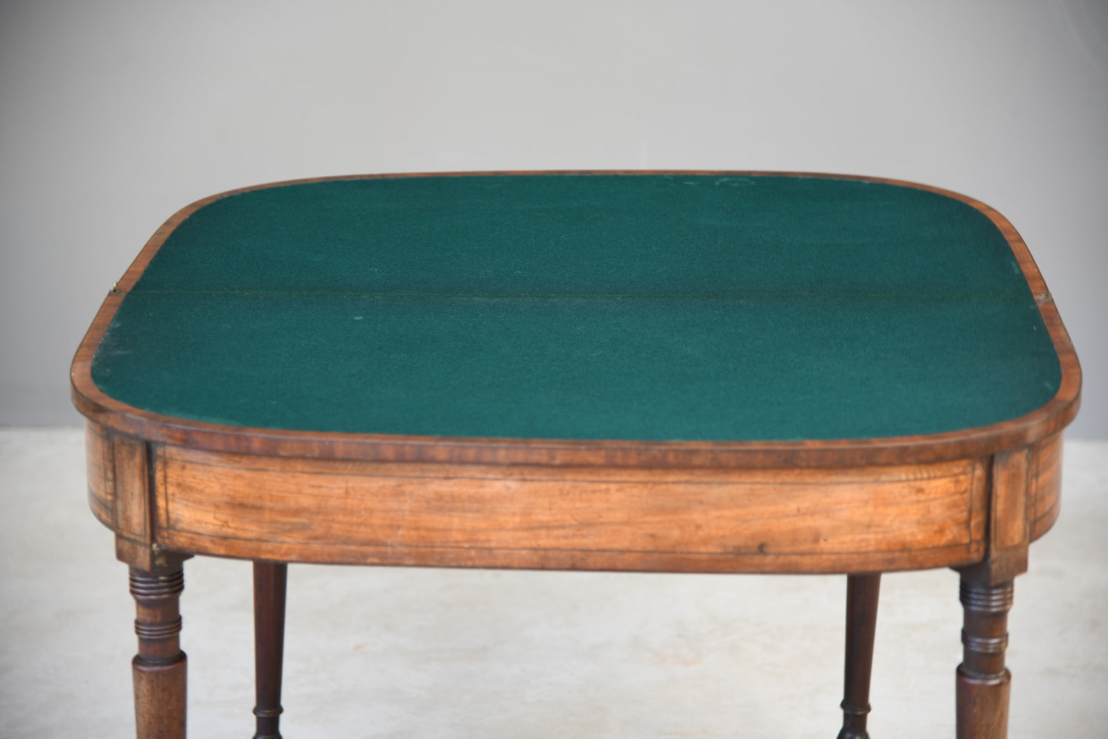 Antique Mahogany Games Table - Kernow Furniture