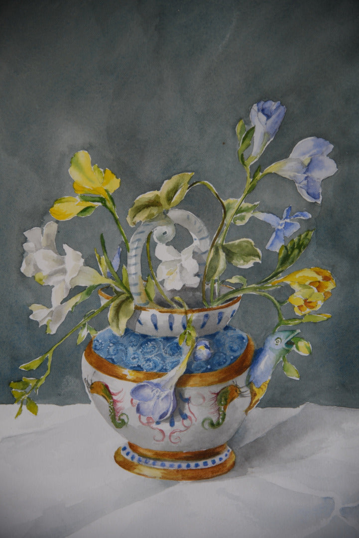 StIll Life - Vase of Flowers - Kernow Furniture