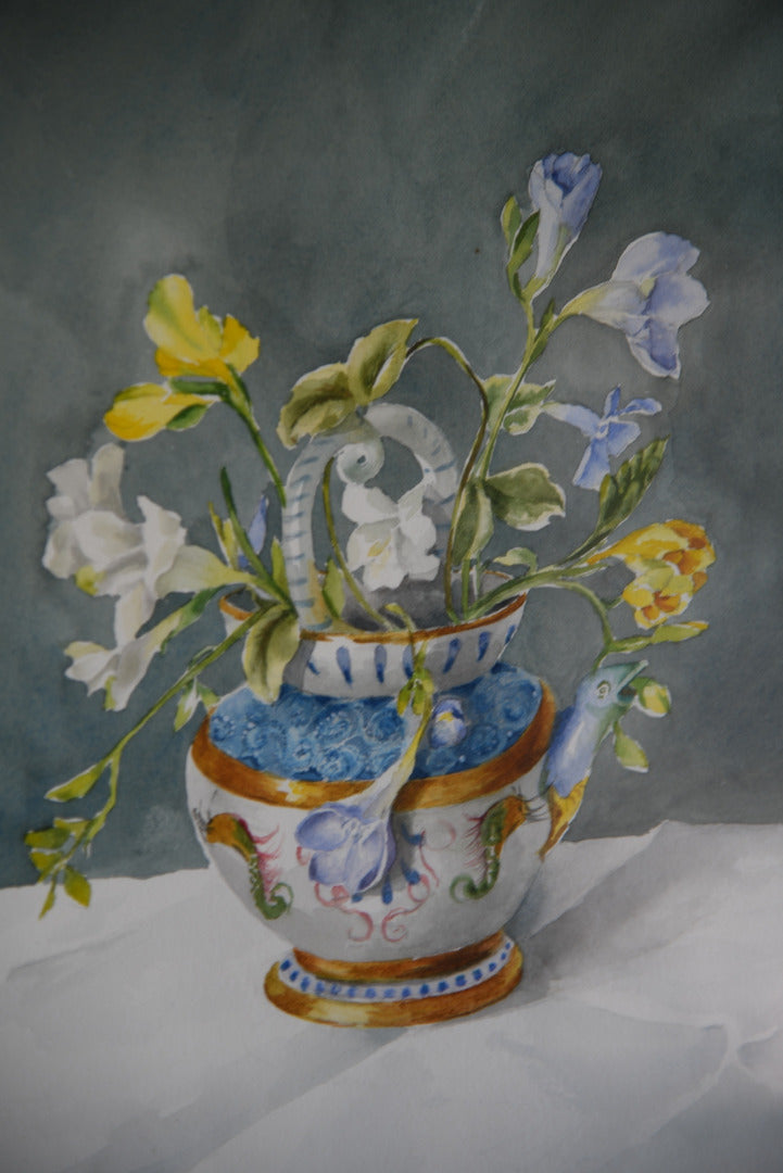 StIll Life - Vase of Flowers - Kernow Furniture