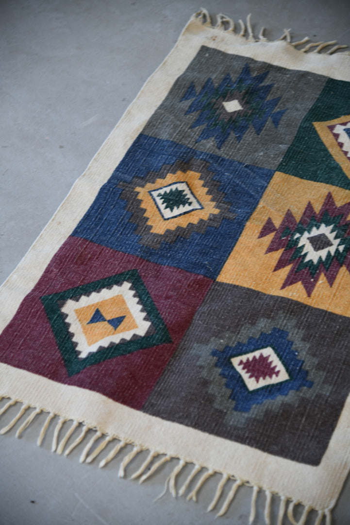 Indian Geometric Cotton Mat - Kernow Furniture