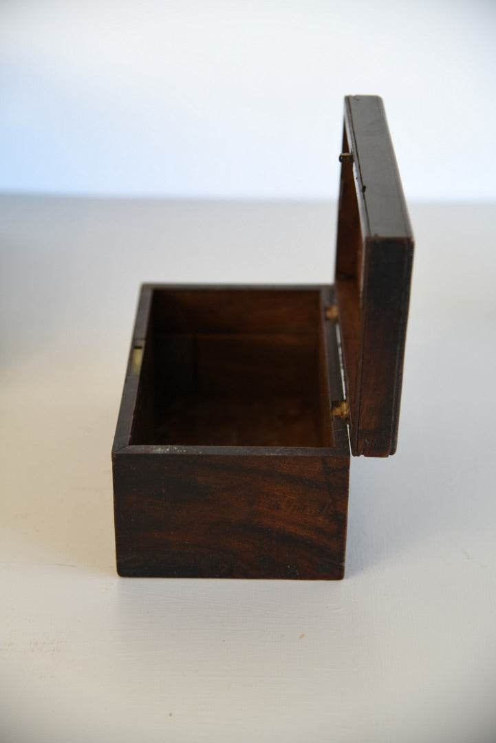 19th Century Mahogany Box - Kernow Furniture