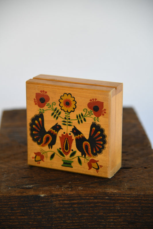 Vintage Wooden Trinket Box - Kernow Furniture