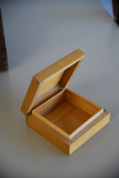 Vintage Wooden Trinket Box - Kernow Furniture