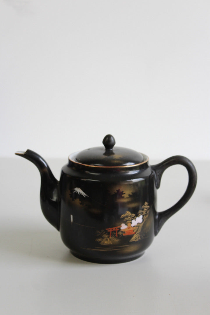 Black Satsuma Part Tea Service - Kernow Furniture