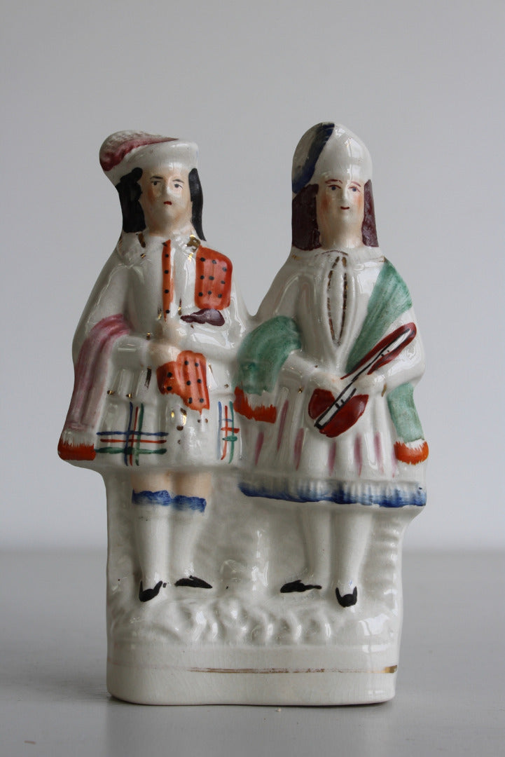 Staffordshire Figure - Scottish Dancers - Kernow Furniture