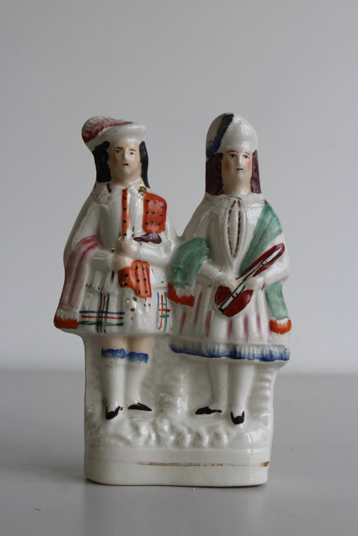 Staffordshire Figure - Scottish Dancers - Kernow Furniture