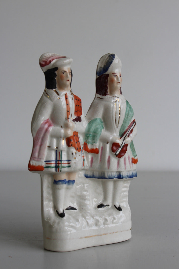 Staffordshire Figure - Scottish Dancers - Kernow Furniture