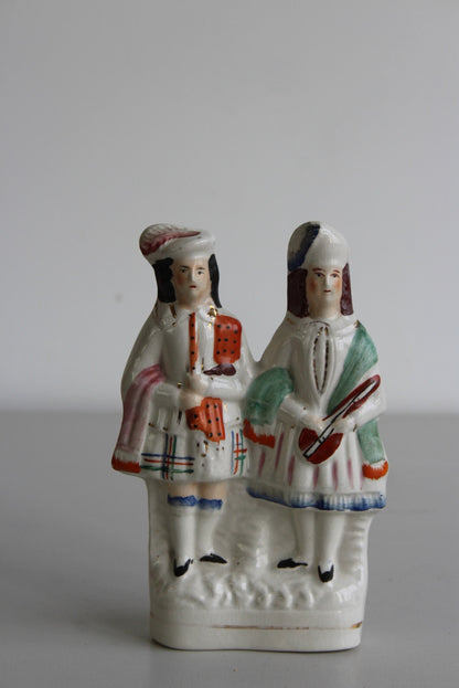 Staffordshire Figure - Scottish Dancers - Kernow Furniture